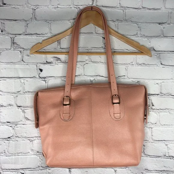 Onna Erlich convertible pink pebbled leather bag - Picture 5 of 16